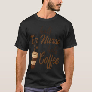 Camiseta Metade Enfermeira do SU Metade Garota do Café