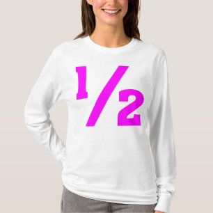 Camiseta Metade - Magenta