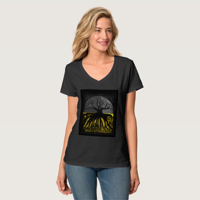 Camiseta Metade Superior do Metrô do Tanque da Floresta da  (Frente Completa)