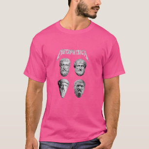 Camiseta Metafísica Sócrates Platão Aristóteles Filósofo M