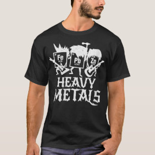 Camiseta Metais Pesados Mulheres Engraçados Química Periódi