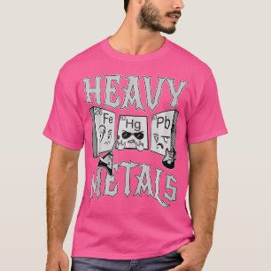 Camiseta Metais Pesados Tabela Periódica Divertida Química