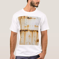 Metal branco enferrujado: superfície texturizada