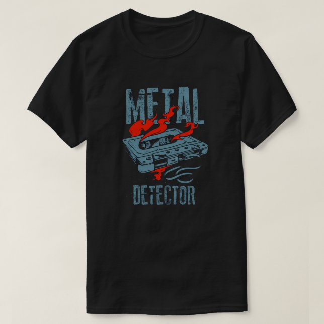 Camiseta Metal Detector Cassette (Frente do Design)