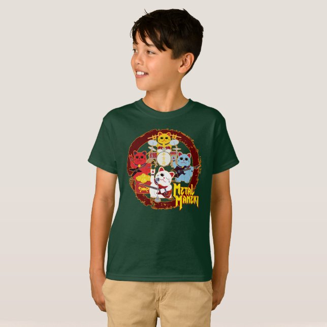 Camiseta Metal Maneki (Frente Completa)