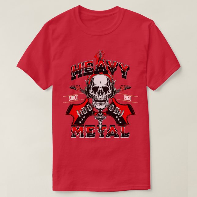 Camiseta Metal pesado 1 (Frente do Design)