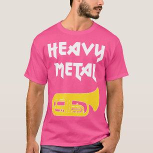 Camiseta Metal Pesado - Banda De Marcha Com Engraçamento En