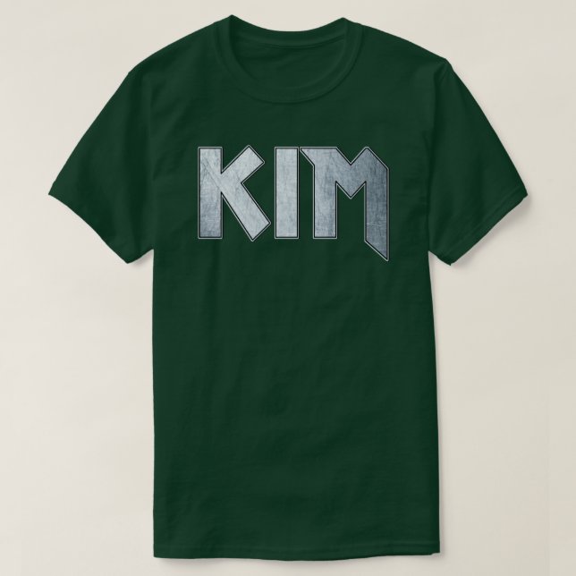 Camiseta Metal pesado Kim (Frente do Design)