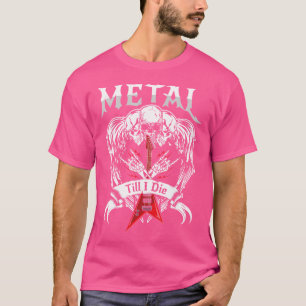 Camiseta Metal Till Morrer Guitarra Heavy Metal Metalhead R