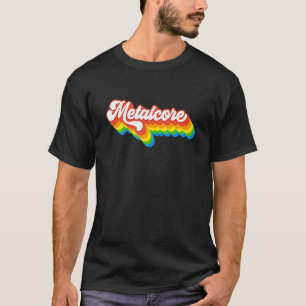 Camiseta Metalcore Music Punk Thrash Rainbow Heavy Metal