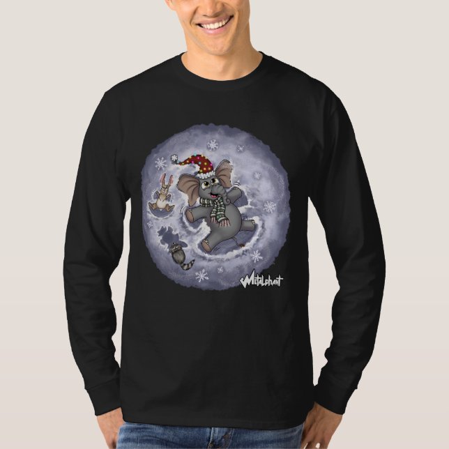 Camiseta Metalfabetizante Wilbur Snow Angels Adultos Leve L (Frente)