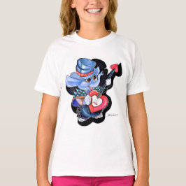 Camiseta Metalfant Heart Guitar Girl