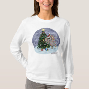 Camiseta Metalfant Wilbur em Luzes Longa Folha das Mulheres