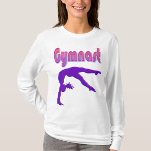 Camiseta Metálico Roxo de Energia do Gymnast