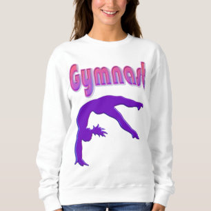 Camiseta Metálico Roxo de Energia do Gymnast