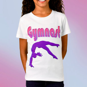 Camiseta Metálico Roxo de Energia do Gymnast