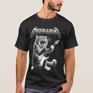 Camiseta Metallicat - Engraçado Cat 2
