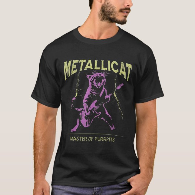Camiseta Metallicat Master Of Purrpets  (Frente)