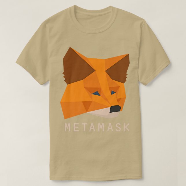 Camiseta MetaMask Fo, Carteira Cryptocurrency para PulseCha (Frente do Design)