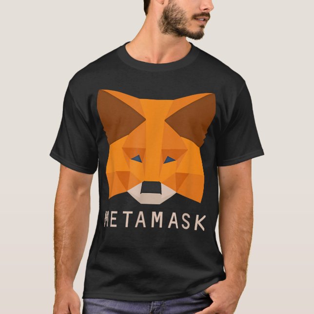 Camiseta MetaMask Fox, Carteira Cryptocurrency para Etheu,  (Frente)