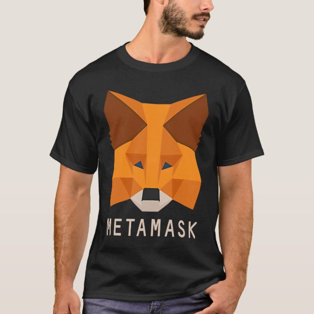 Camiseta MetaMask Fox  Secure Crypto Wallet Altcoin Token E (Frente)