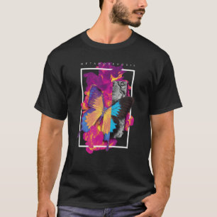 CAMISETA METAMORFOSE DESIGN ARTÍSTICA DE BORRACHA