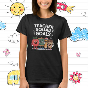 Camiseta Metas da Equipe de Professores Suprimentos Escolar
