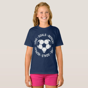 Camiseta Metas de Amor Repita Futebol Coração