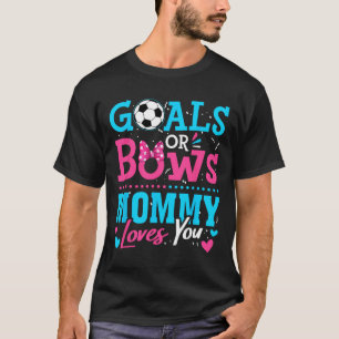 Camiseta Metas de Revelação de Gênero ou Arcos Mamãe Ama Vo
