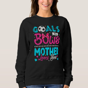 Camiseta Metas Ou Arcos Mãe Te Ama Sexo Reveal Bebê