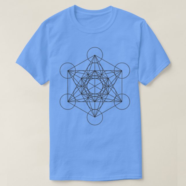 Camiseta Metatrons Cube (Frente do Design)