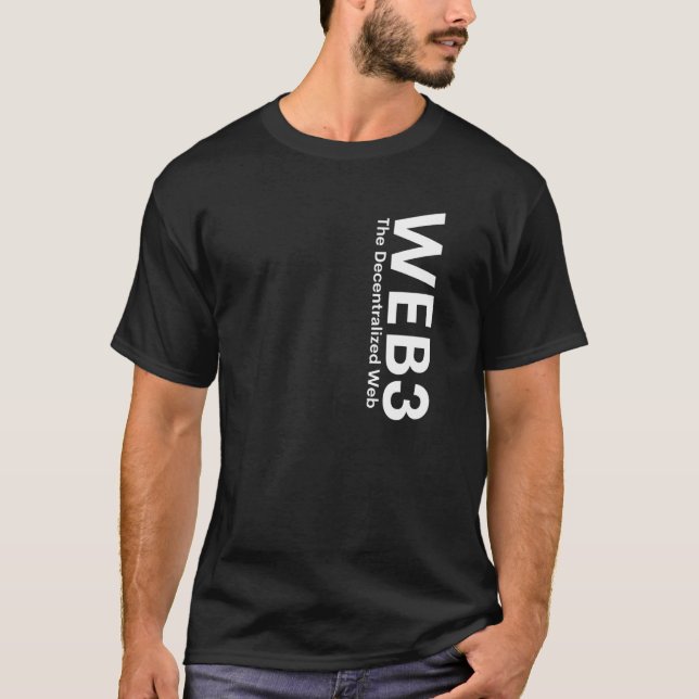 Camiseta Metave de Nft Defi de Cadeia de Bloqueio Web3 Cryp (Frente)