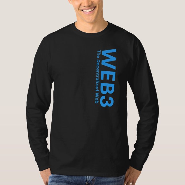 Camiseta Metave NFT DeFi de cadeia de bloqueio WEB3 Crypto  (Frente)