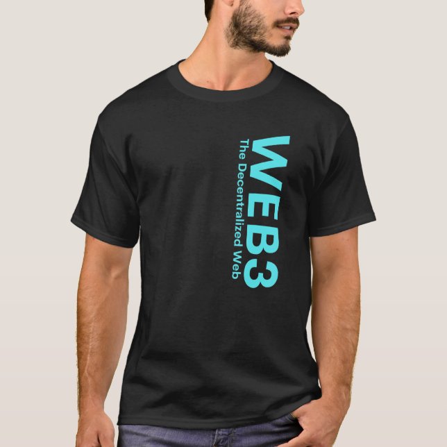 Camiseta Metave NFT DeFi de cadeia de bloqueio WEB3 Crypto  (Frente)