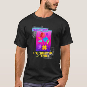 Camiseta Metaverse Futuro Espaço da Internet Web 3 0 Metave