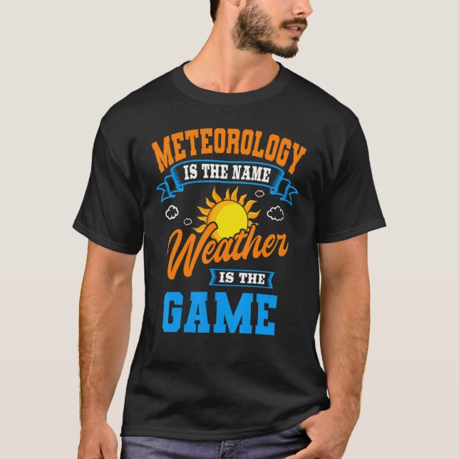 Camiseta Meteador Meteorologista de Previsão de Tempo Meteo (Frente)