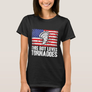 Camiseta Meteorologia Do Furacão De Tempestade Que Este Men