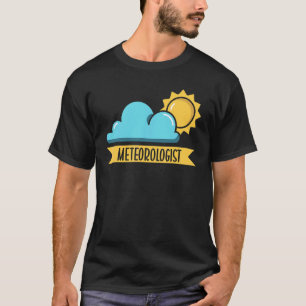 Camiseta Meteorologia do Trabalho de Previsão de Tempo do M