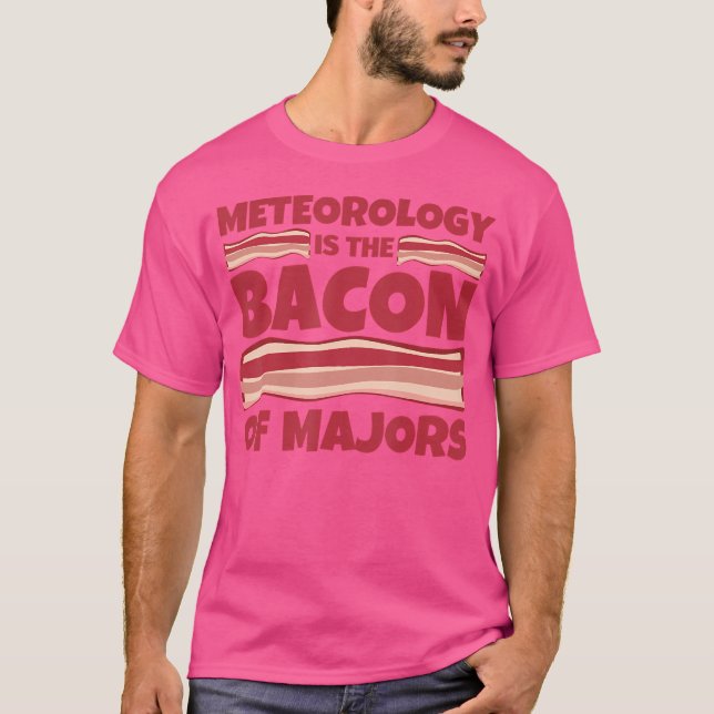 Camiseta Meteorologia Grande Bacon De Maiores (Frente)