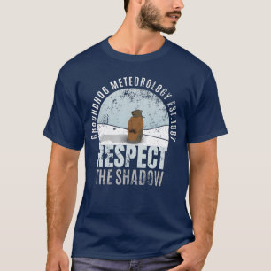 Camiseta Meteorologia Groundhog Respeita A Sombra