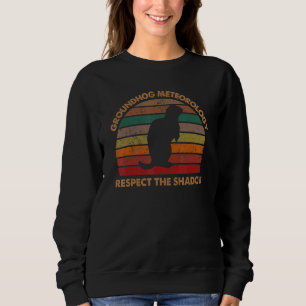 Camiseta Meteorologia Groundhog Respeita o Groundhog Sombra