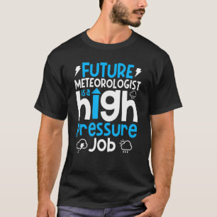 Camiseta Meteorologia Previsão Climática Futura Meteorologi