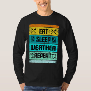 Camiseta Meteorologia T Para Homens Médicos Previsões De Cr