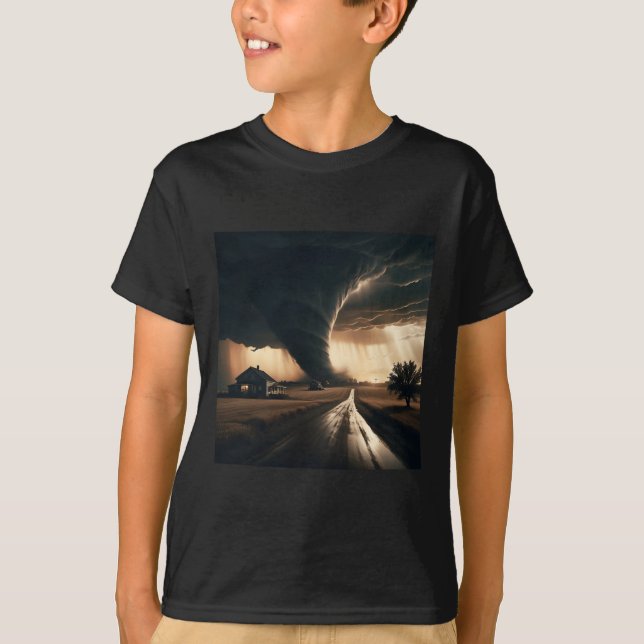 Camiseta Meteorologista do tempo Chaser Tornado Twister (Frente)