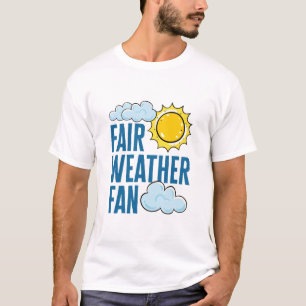 Camiseta Meteorologista do Ventilador do Clima Justo