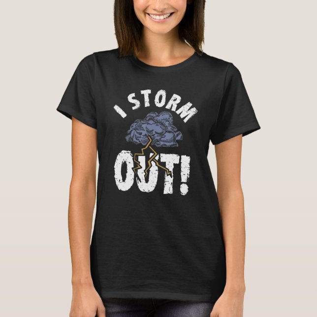 Camiseta Meteorologista Meteorologista Cloud Storm Chaser (Frente)