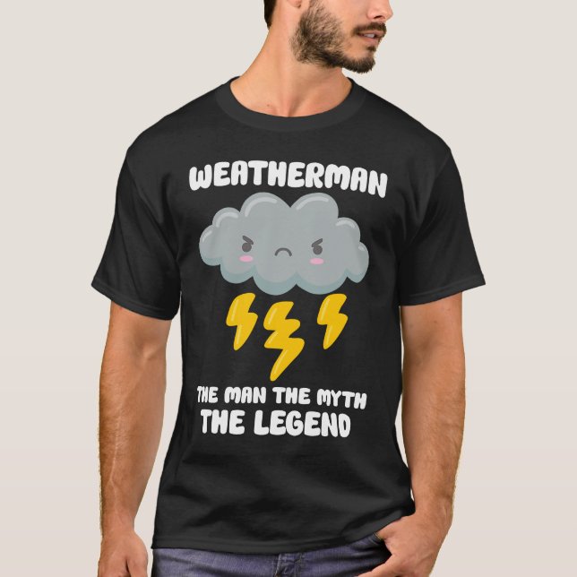 Camiseta Meteorologista Meteorologista Previsão Meteorológi (Frente)