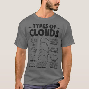Camiseta Meteorologista Previsão de Nuvens de Clima