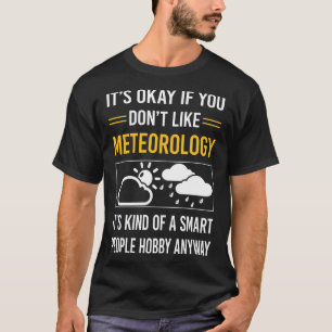 Camiseta Meteorologista Smart Pessoas Meteorology