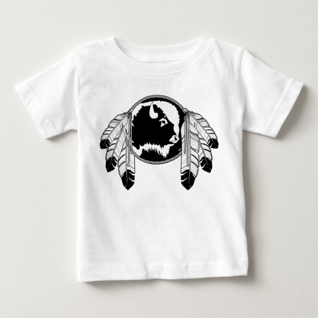 Camiseta Metis Baby Shirts Nativo A Arte Selvagem (Frente)
